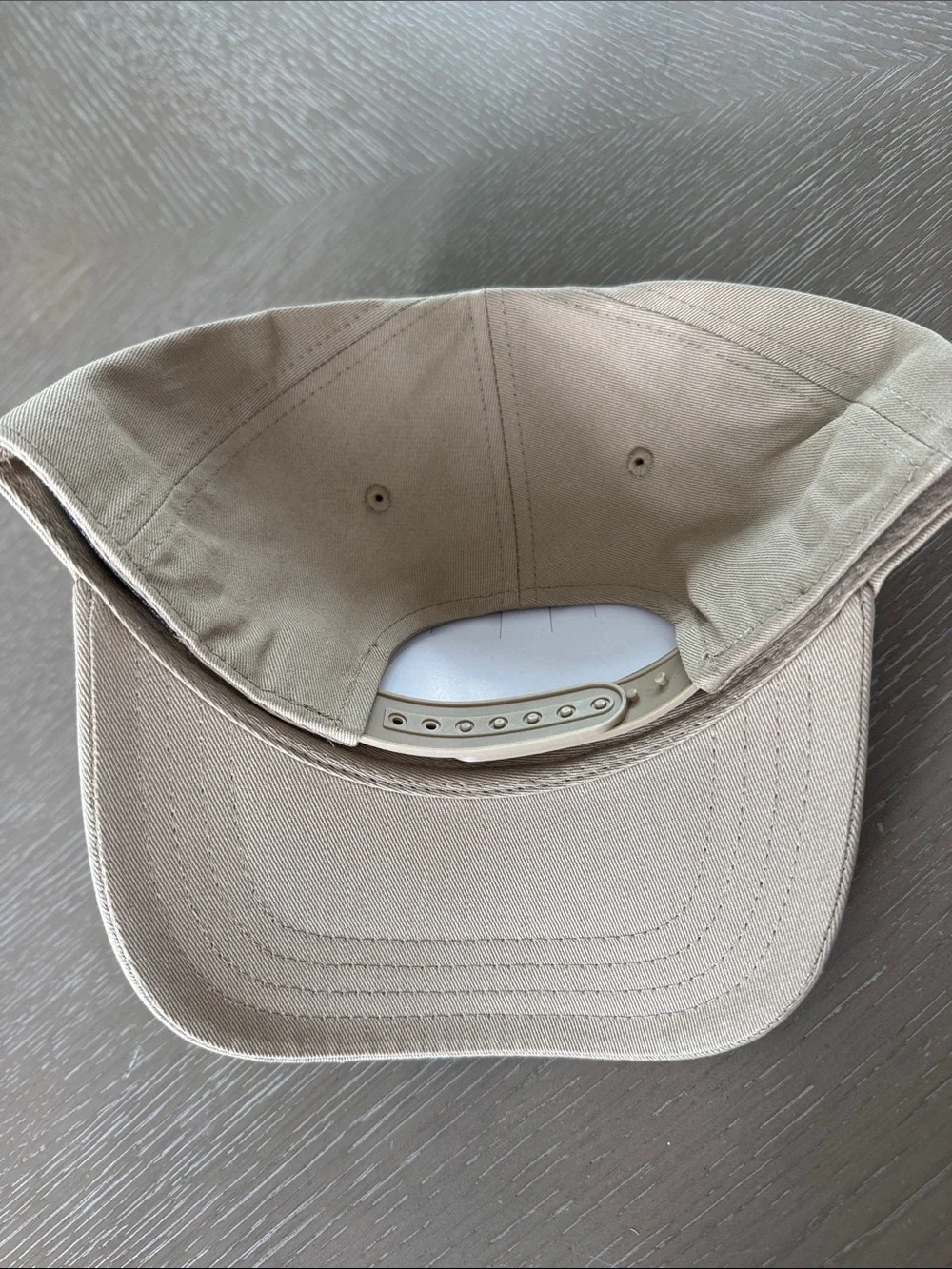 New KBETHOS Khaki Classic A-Frame Snapback Cap